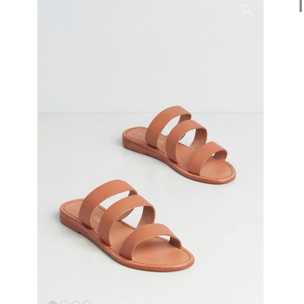 NWT ModCloth Chelsea Crew Made For Happy Days Slide Sandal